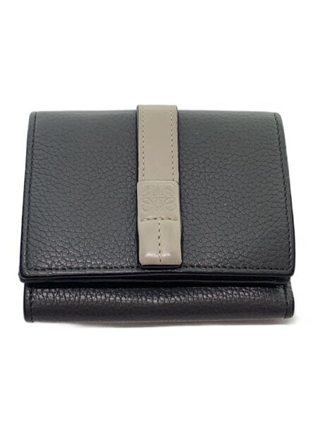 LOEWE(ロエベ) / 3つ折り財布/レザー/GRY/無地/レディース/262227