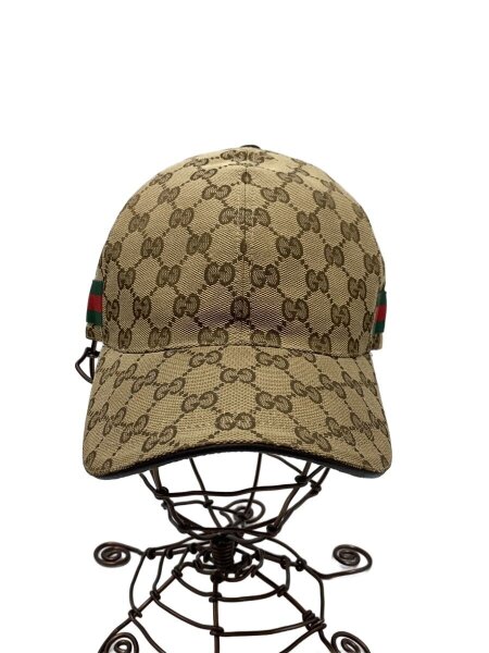 GUCCI(グッチ) / キャップ/XL/ポリエステル/BEG/GG柄/メンズ/200035 