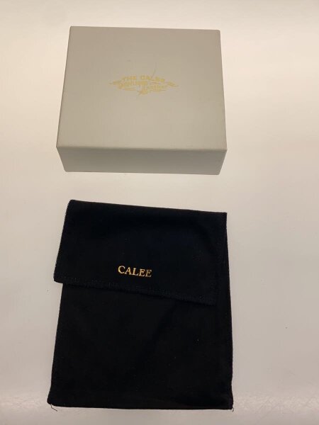 CALEE(キャリー) / 3つ折り財布/レザー/BLK/無地/メンズ/CL-24SS013LE 