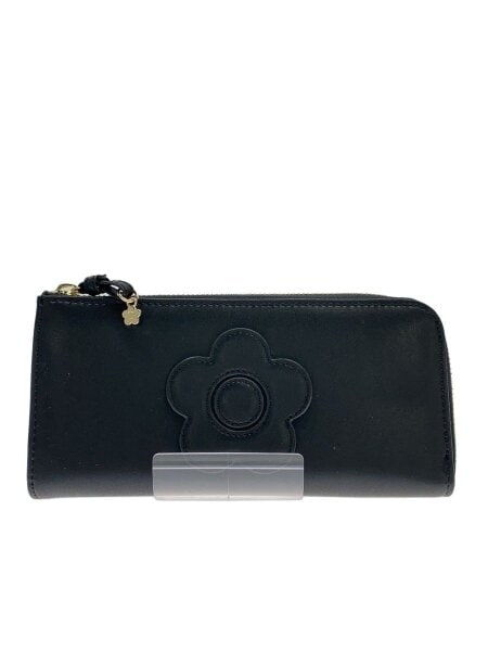 MARY QUANT 長財布 ブラック MARY QUANT(マリークワント) / 長財布/レザー/BLK/レディース// | 中古