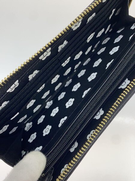 MARY QUANT(マリークワント) / 長財布/レザー/BLK/レディース// | 中古