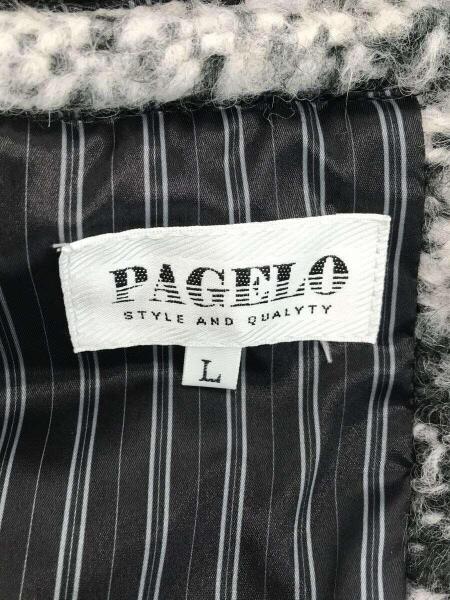 PAGELO(パジェロ) / コート/L/ウール/GRY/総柄/75490407701 | 古着の 
