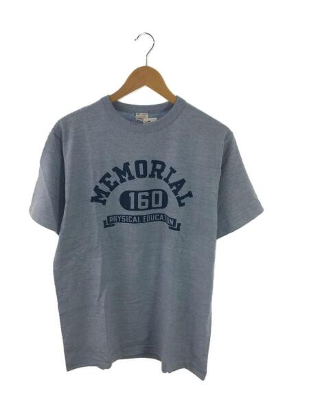 WAREHOUSE(ウェアハウス) / MEMORIAL/Tシャツ/L/コットン/BLU/プリント 
