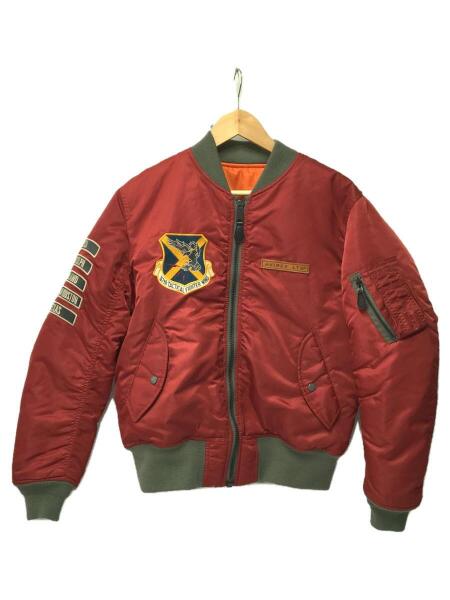 AVIREX MA-1 リバーシブル フライトジャケット 刺繍 ワッペン L AVIREX