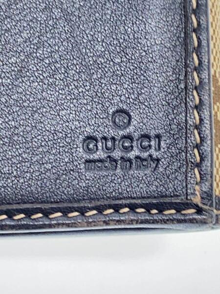 GUCCI(グッチ) / 長財布/キャンバス/BRW/ストライプ/メンズ/212089