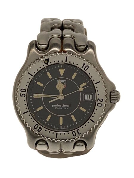 TAG HEUER タグホイヤー professional WG1118 Polished TAG HEUER Sel Professional 200M Steel Quartz Mens Watch