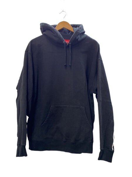Supreme(シュプリーム) / Cropped Panels Hooded Sweatshirt/L/BLK 