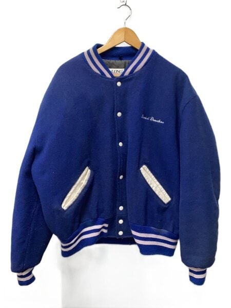 DeLONG(デロング) / 90s Vintage スタジャン/XL/ウール/BLU | 古着の 