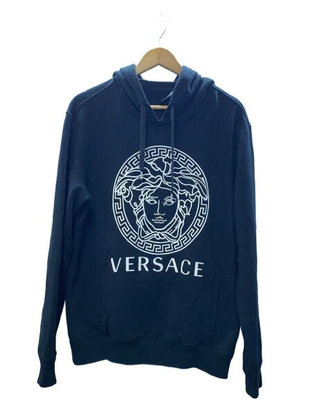 VERSACE(ヴェルサーチェ) / メデューサロゴプリントパーカー/M 