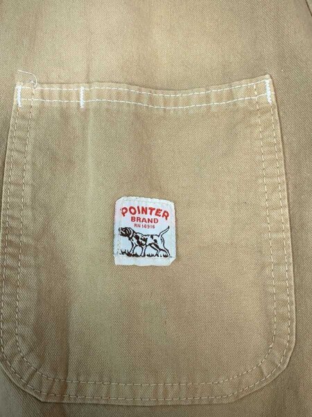 POINTER(ポインター) / usa製カバーオール/42/コットン/BEG/ポインター