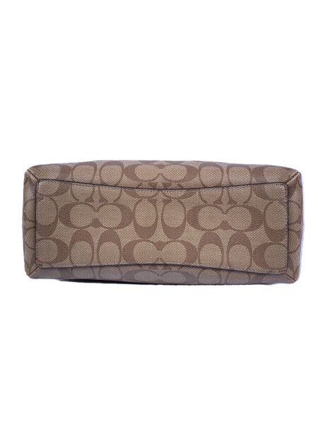 COACH / ミニ・セージ・キャリーオール_シグネチャー_ブラウン/PVC/BRW COACH(コーチ) / ミニ・セージ・キャリーオール_シグネチャー_ブラウン