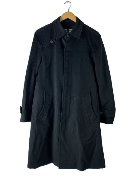 BURBERRY◇コート/--/ウール/BLK BURBERRY BLUE LABEL◇ピーコート/L