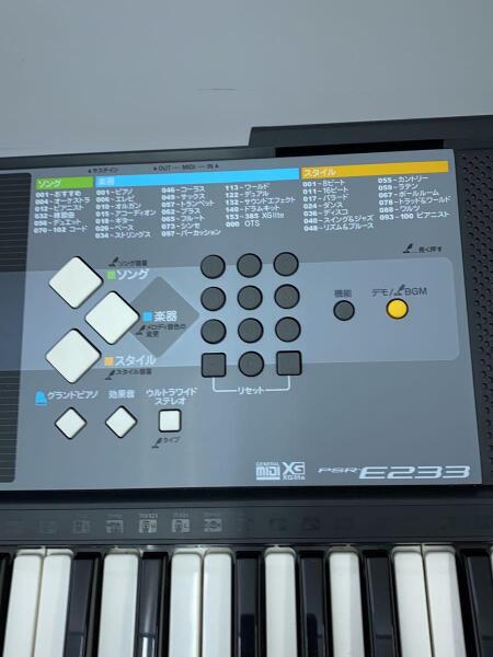 YAMAHA キーボード PSR-E233 J9cti0065184 YAMAHA 電子ピアノ PSR-E233