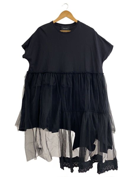 SIMONE ROCHA(シモーネロシャ) / 半袖ワンピース/S/コットン/BLK 