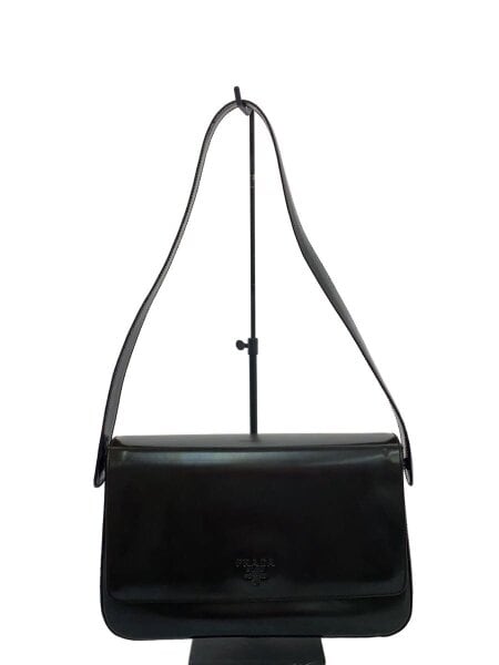 エナメル ショルダーバッグ ブラック　プラダ　PRADA PRADA(プラダ) / ショルダーバッグ/エナメル/BRW/? NULL ? | 中古品の