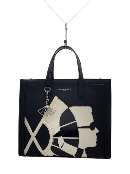 KARL LAGERFELD(カールラガーフェルド) / トートバッグ/レザー/BLK 