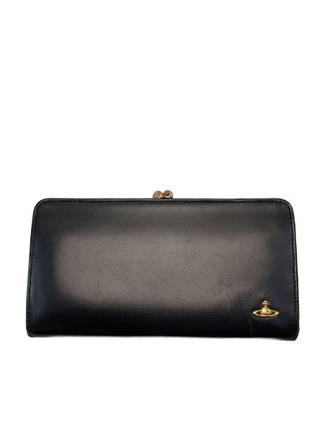 Vivienne Westwood(ヴィヴィアンウエストウッド) / 長財布/レザー/BLK 
