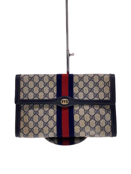 GUCCI(グッチ) / セカンドバッグ/PVC/BEG/総柄 | 中古品の販売・通販