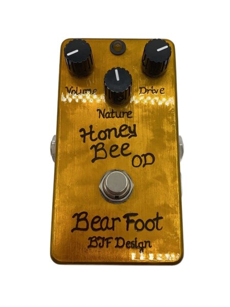 BearFoot Sparkling Yellow OD1 ギターエフェクター 新進気鋭の