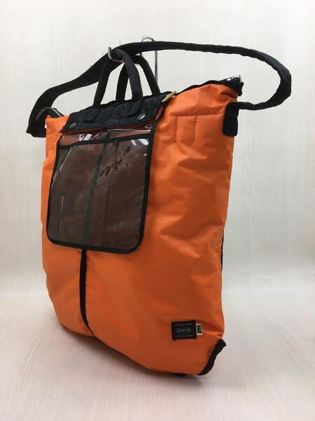 PORTER(ポーター) / ヘルメット バッグ/ナイロン/オレンジ | 中古品の 