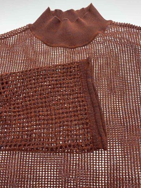 muller of yoshiokubo / 長袖ワンピース/FREE/レーヨン/BRW/MLF21802// muller of yoshiokubo(ミュラーオブヨシオクボ) / 長袖ワンピース/FREE