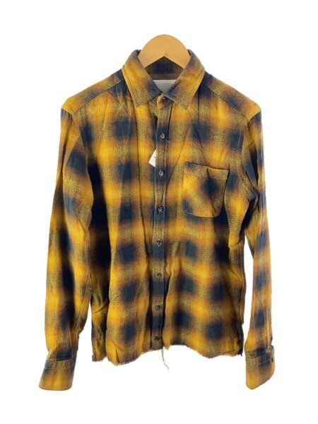 kolor(カラー) / 15AW/長袖シャツ/3/コットン/ORN/オンブレCK/15WCM 