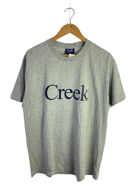 Creek◆Tシャツ/XL/コットン/GRY Creek(クリーク) &frasl; Tシャツ&frasl;XL&frasl;コットン&frasl;GRY | 古着の販売・通販なら