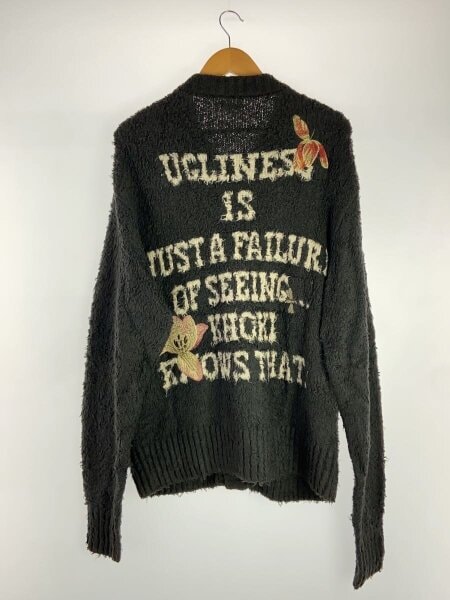 KHOKI / 24AW/カーディガン(厚手)/2/コットン/BLK/24fw-k-04 KHOKI(コッキ) / 24AW/カーディガン(厚手)/2/コットン/BLK/24fw-k-04