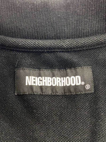 NEIGHBORHOOD(ネイバーフッド) / ポロシャツ/M/コットン/BLK/211UWNH 