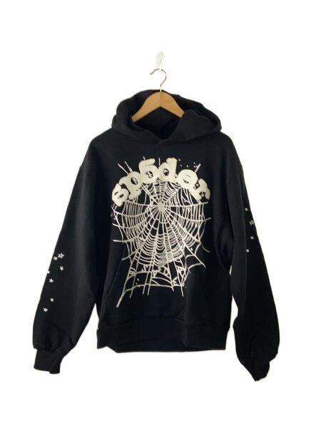 Sp5der(スパイダー) / OG Web Hoodie/パーカー/S/コットン/BLK