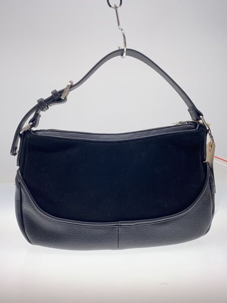 PARANOID(パラノイド) / leather piping shoulder bag/スウェード/BLK 