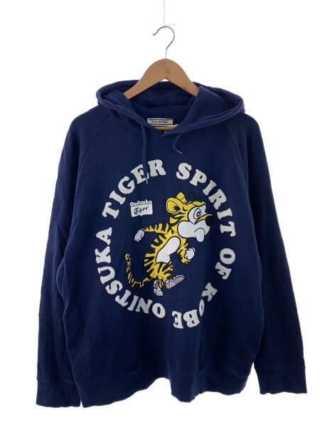 Onitsuka Tiger(オニツカタイガー) / パーカー/L/コットン/NVY 