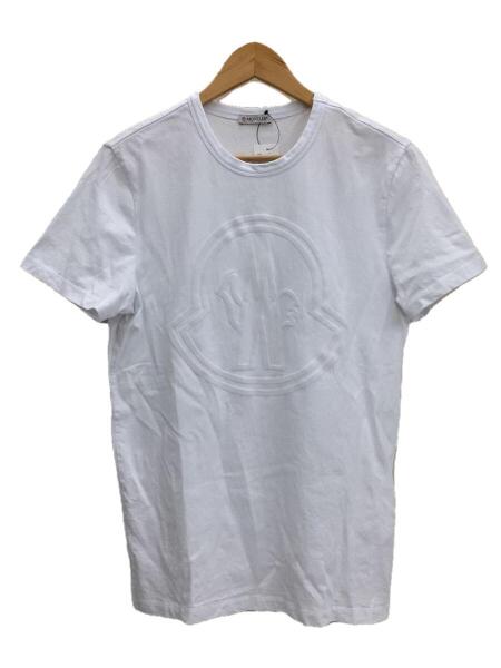 MONCLER / Tシャツ/L/コットン/WHT/C-SCOM-20-2355 MONCLER(モンクレール) / Tシャツ/S/コットン/WHT/無地/C-SCOM-20-2355
