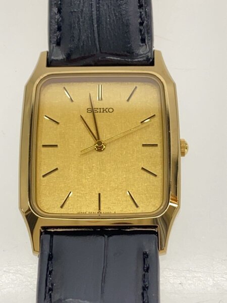SEIKO(セイコー) / クォーツ腕時計/アナログ/レザー/5E31-5A5A | 中古 