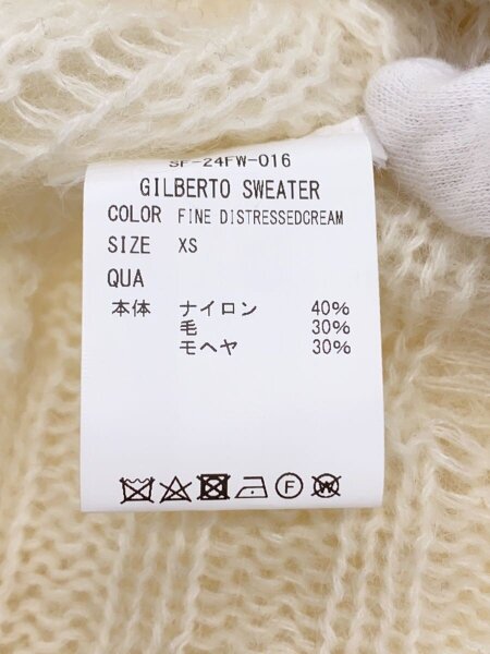 Sefr / 24AW/CILBERTO SWEATER/ニット・セーター(厚手)/XS/ナイロン/ホワイト/無地// Sefr(セファ) / 24AW/CILBERTO SWEATER/ニット・セーター(厚手)/XS