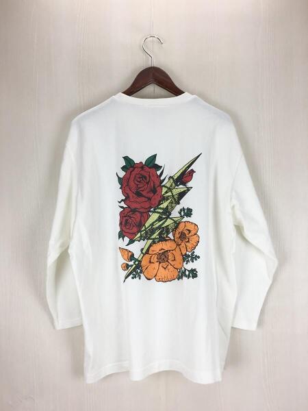 CALEE(キャリー) / 長袖Tシャツ/XL/8分袖/サンダーボルト&フラワーT 