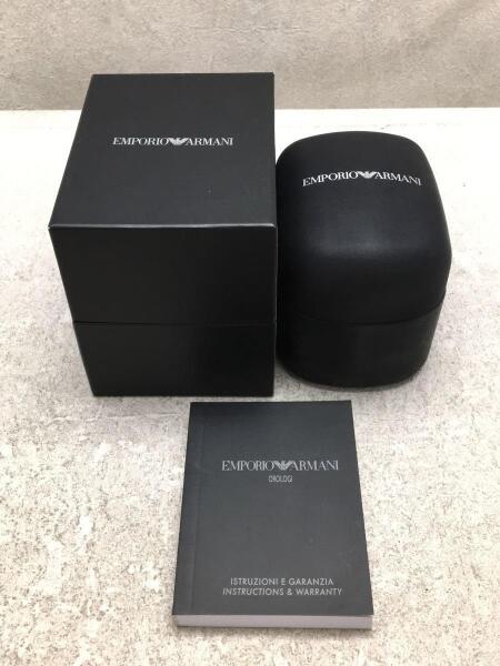 EMPORIO ARMANI(エンポリオアルマーニ) / 腕時計/アナログ/ラバー/BLK 