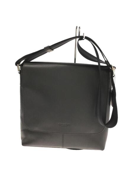 COACH コーチ ショルダーバッグ メッセンジャーバッグ ブラックレザー