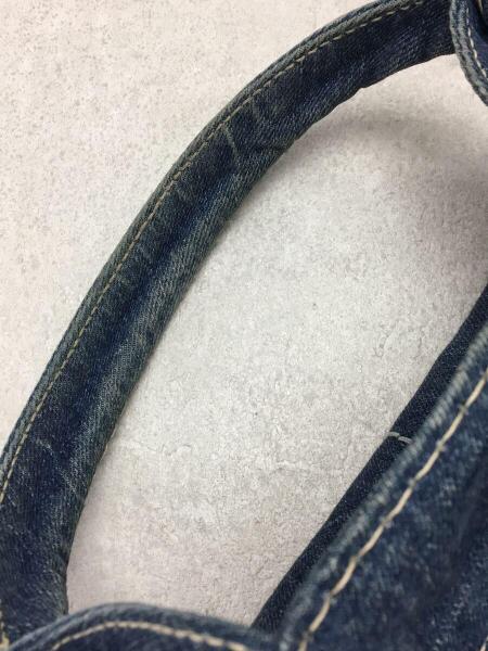 PRADA(プラダ) / トートバッグ/デニム/IDG/無/カナパ/角スレ有/表地