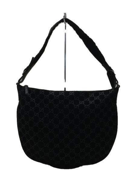 GUCCI(グッチ) / ワンショルダーバッグ/スウェード/GRY/総柄/型番:001 