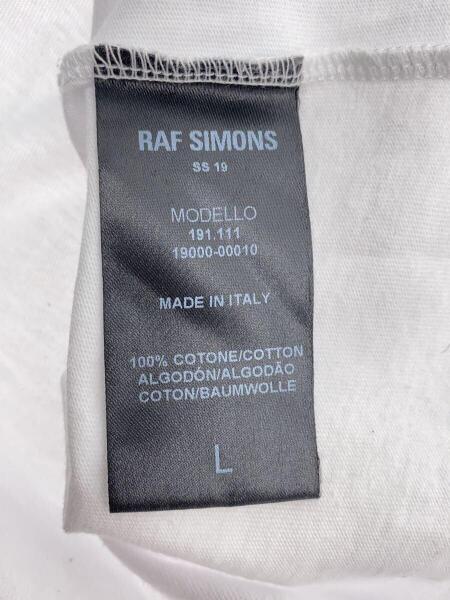 RAF SIMONS(ラフシモンズ) / Tシャツ/L/コットン/WHT/19000-00010