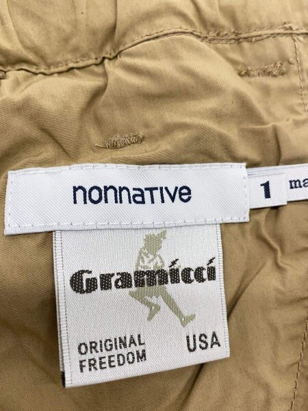 GRAMICCI × nonnative / ショートパンツ/1/コットン/BEG/nn-p4263 GRAMICCI(グラミチ) / ショートパンツ/1/コットン/BEG/nn-p4263 | 古着