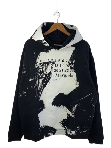 Maison Margiela(メゾンマルジェラ) / パーカー/46/コットン/BLK/総柄