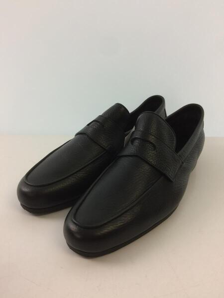 JOHN LOBB(ジョンロブ) / THORNE/ローファー/UK8/BLK/レザー/シボ革/箱 