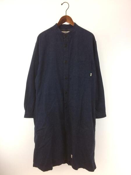 WTAPS(ダブルタップス) / 18AW/182GWDT-SHM03/ノーカラーデニムロング 