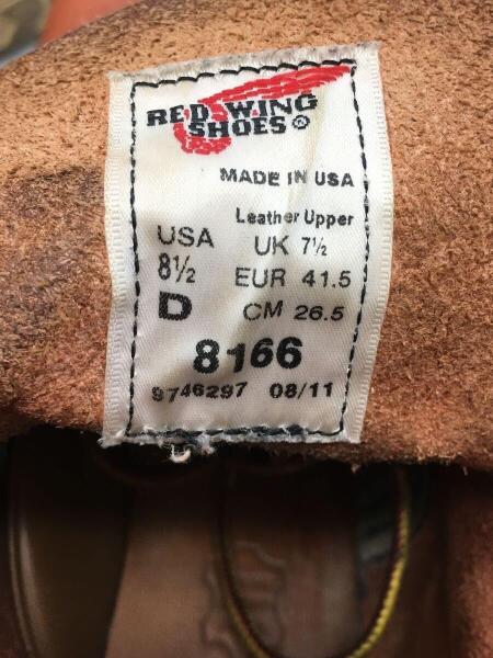 RED WING(レッドウィング) / レースアップブーツ/26.5cm/BRW/レザー