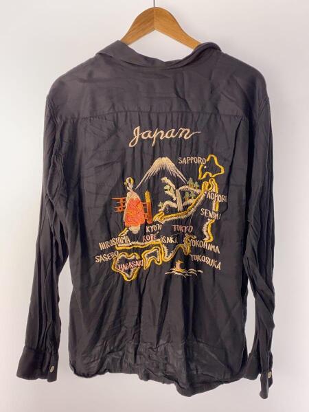 TAILOR 東洋 / 長袖シャツ/S/レーヨン/BLK/TT27402 TAILOR 東洋(テーラートウヨウ) / 長袖シャツ/XL/レーヨン/BLK/総柄