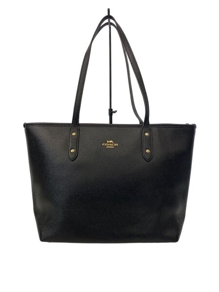 COACH(コーチ) / トートバッグ/レザー/BLK/無地/F58846 | 中古品の販売
