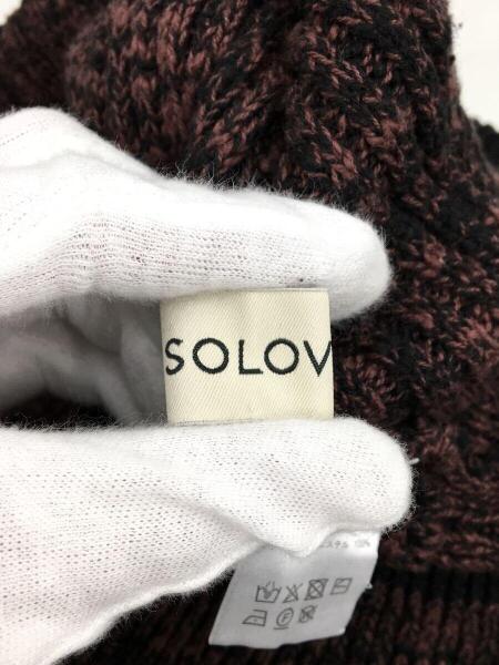 SOLOV(ソロヴ) / セーター(厚手)/コットン/BRW/22AW/SO-22AW-KN-03 