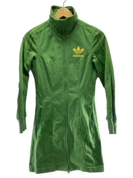 adidas(アディダス) / 長袖ワンピース/S/コットン/GRN/無地 | 古着の
